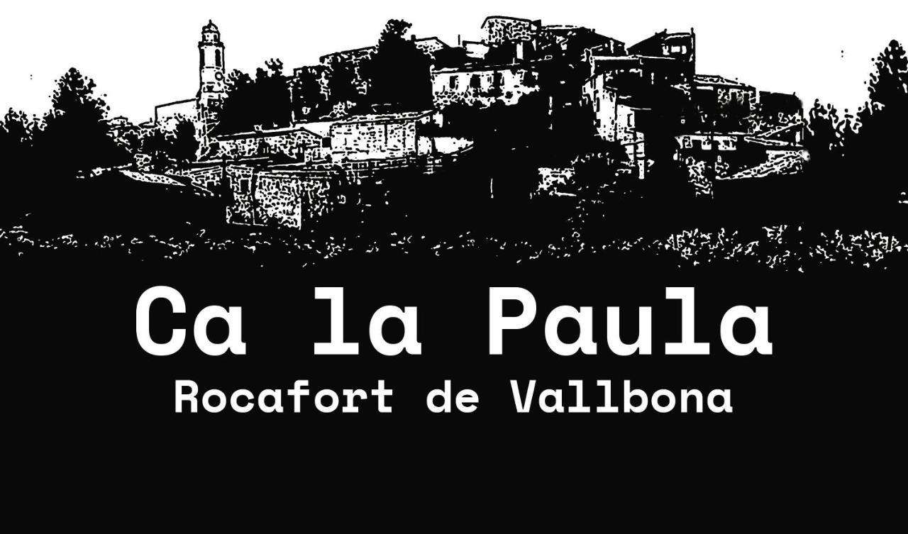 Appartamento Ca La Paula Rocafort de Vallbona Esterno foto